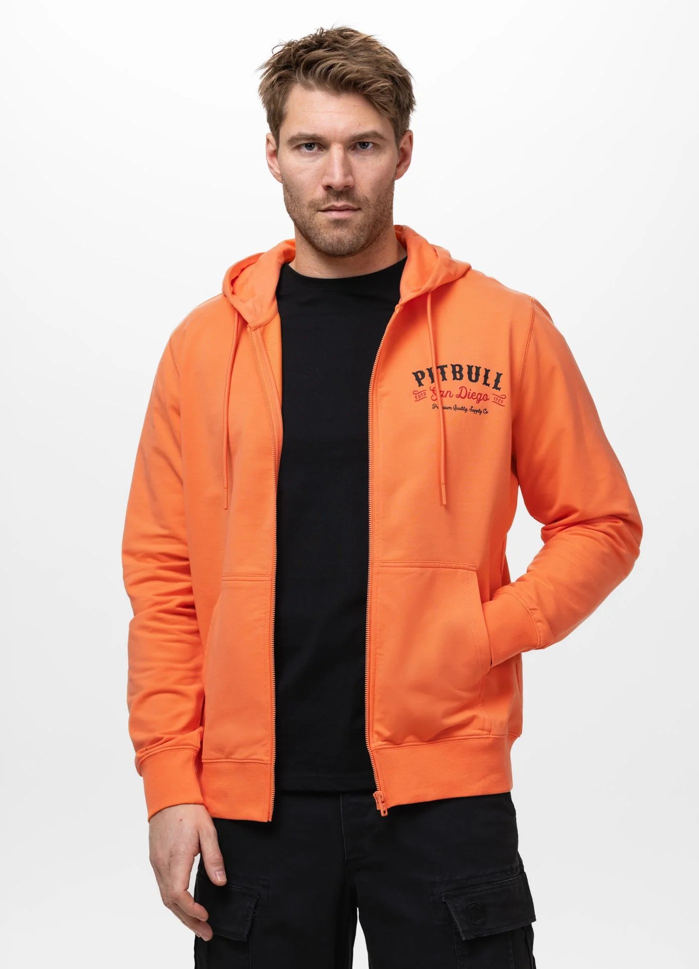 Bluza rozpinana z kapturem STRENGHT & RESPECT
