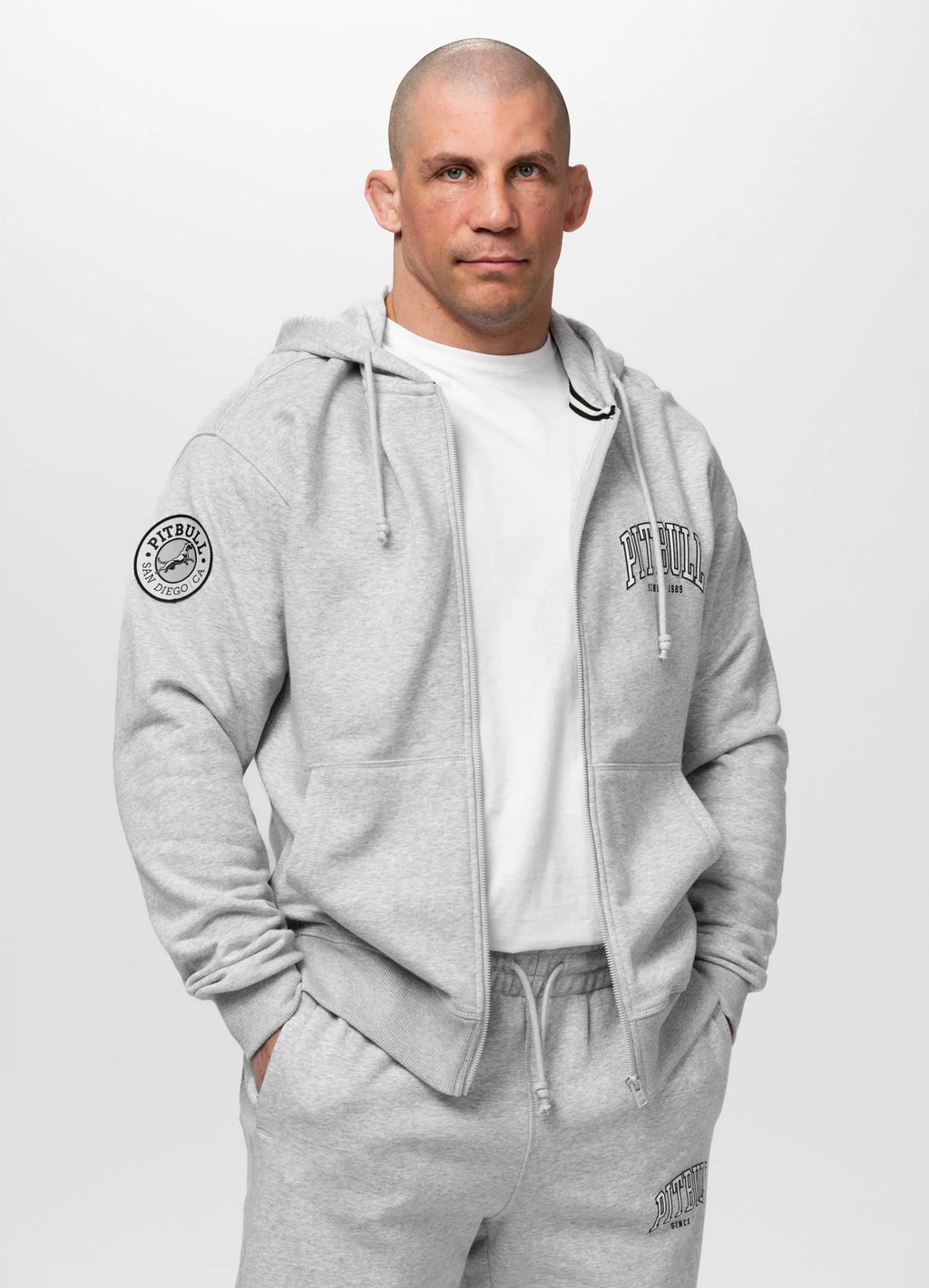 Bluza rozpinana z kapturem BADGER