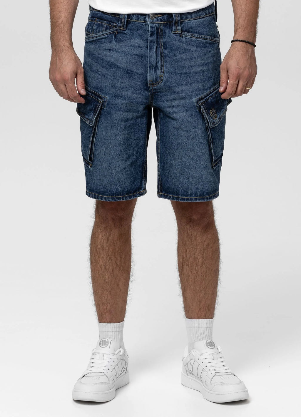 Szorty Jeansowe bojówki Navy Wash STRANDWAY