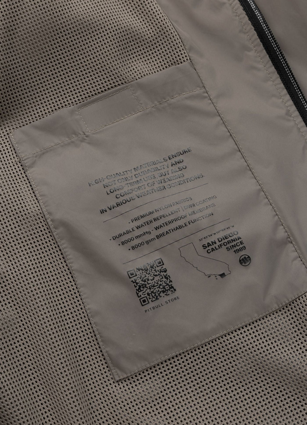 Kurtka przejściowa z kapturem ATHLETIC LOGO II