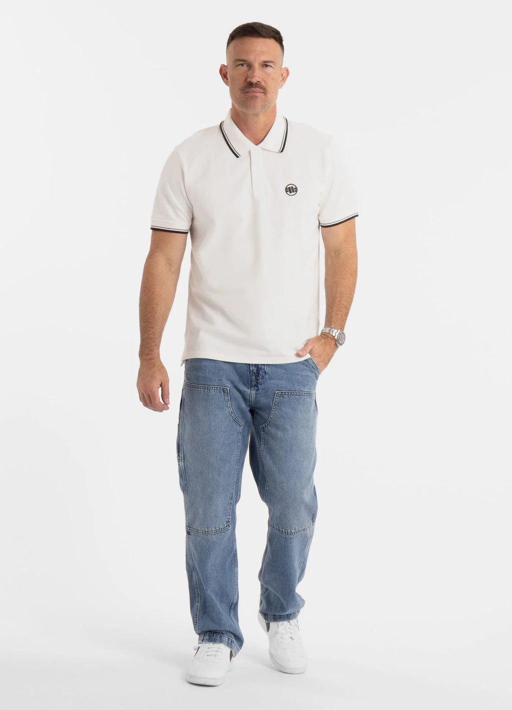Koszulka Polo Pique STRIPES REGULAR