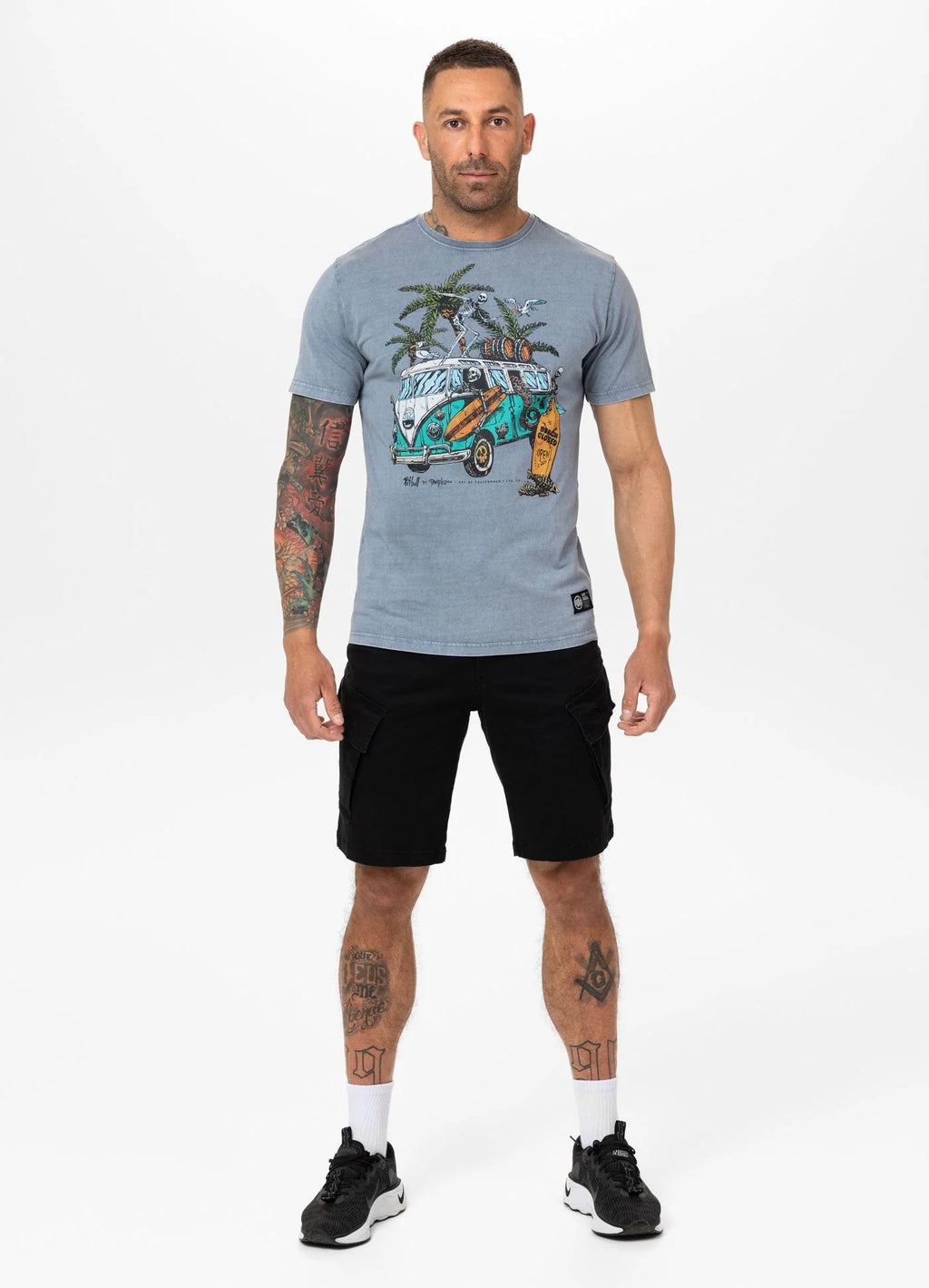Koszulka męska Denim Washed OPEN BEACH