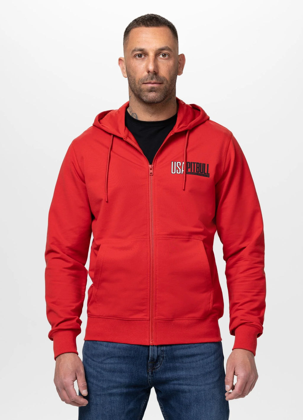 Bluza rozpinana z kapturem USA