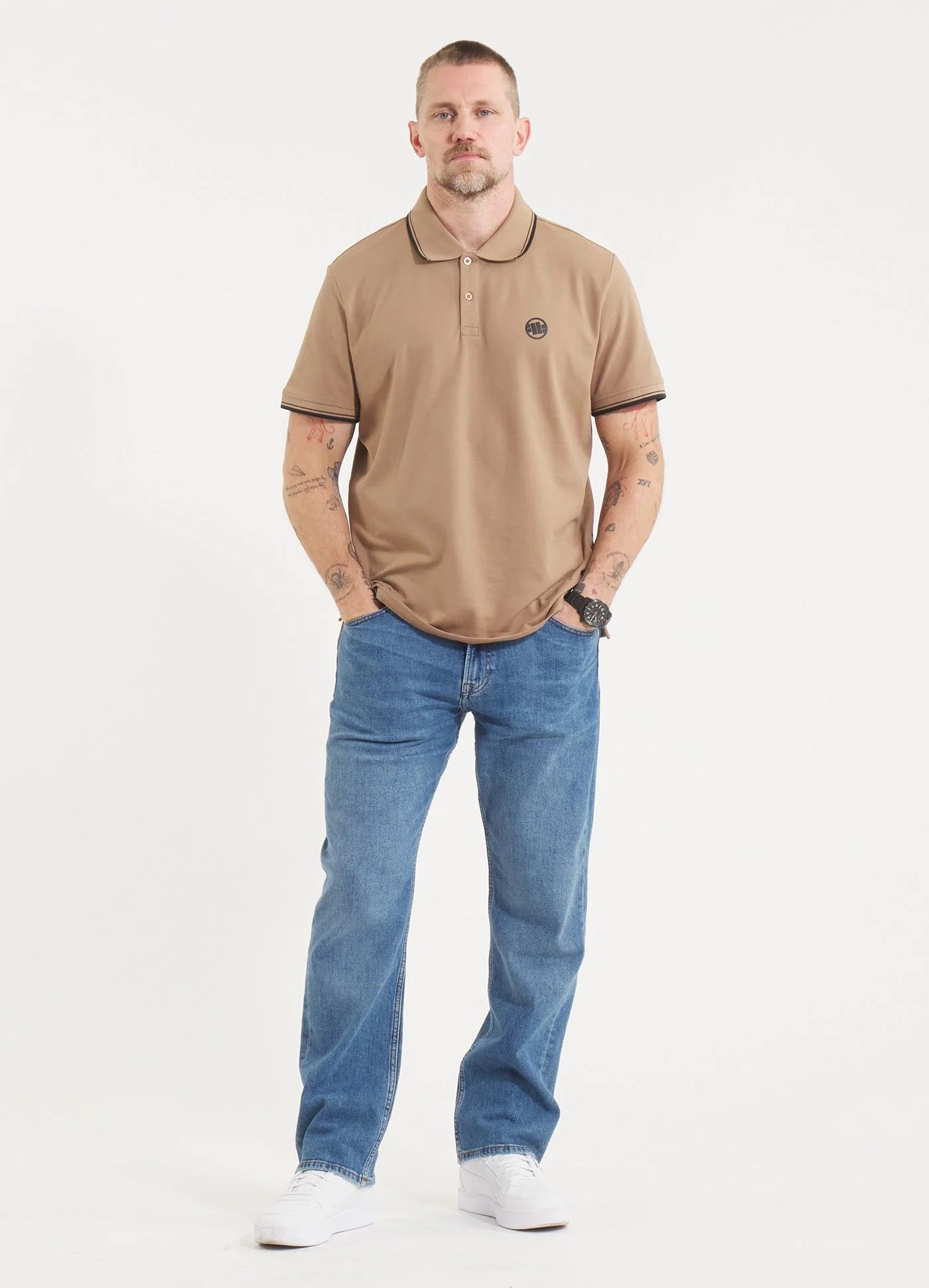 Koszulka Polo Pique STRIPES REGULAR