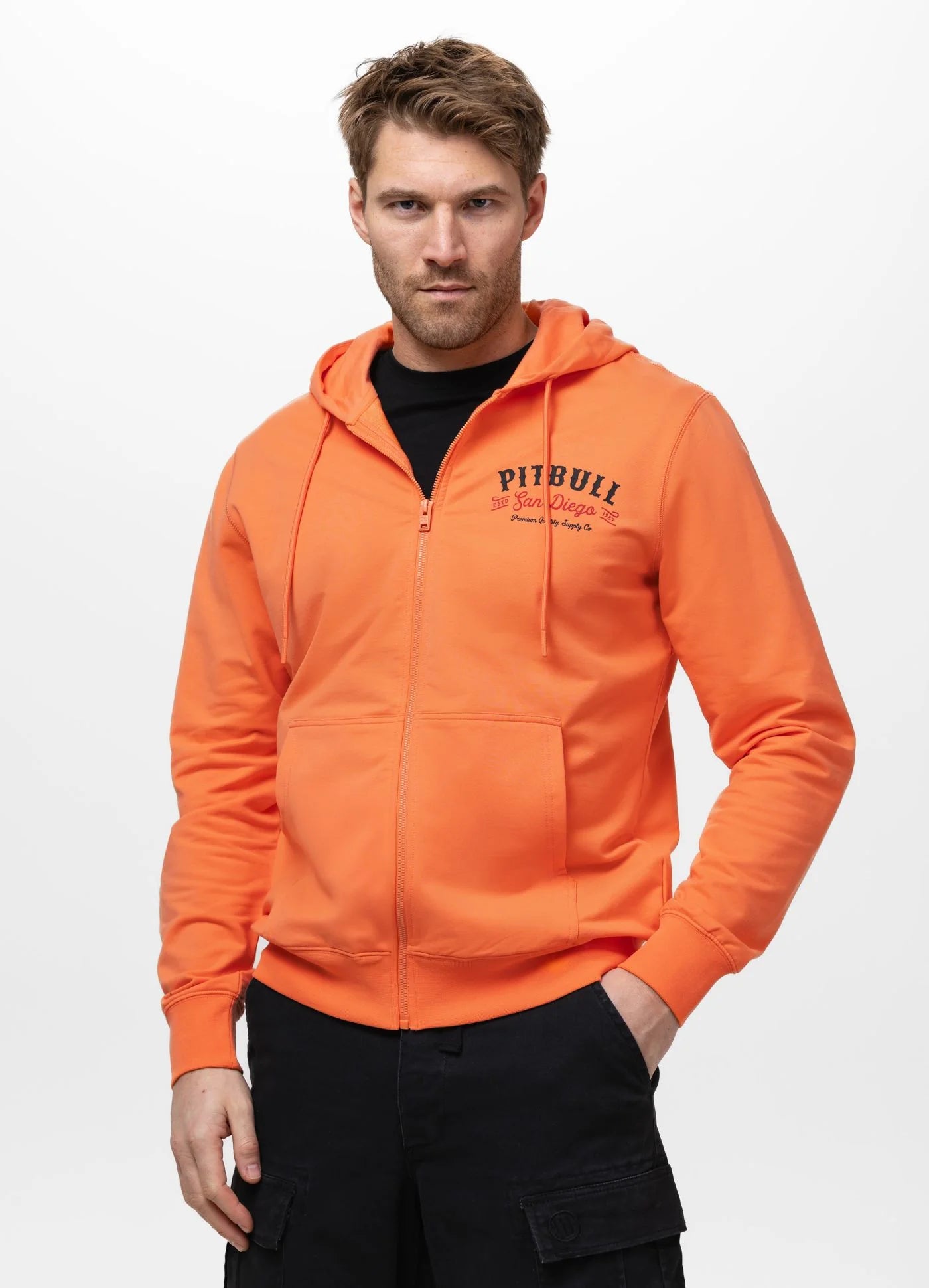 Bluza rozpinana z kapturem STRENGHT & RESPECT