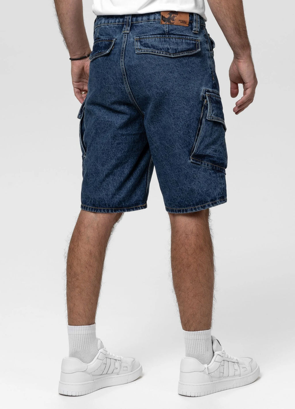 Szorty Jeansowe bojówki Navy Wash STRANDWAY