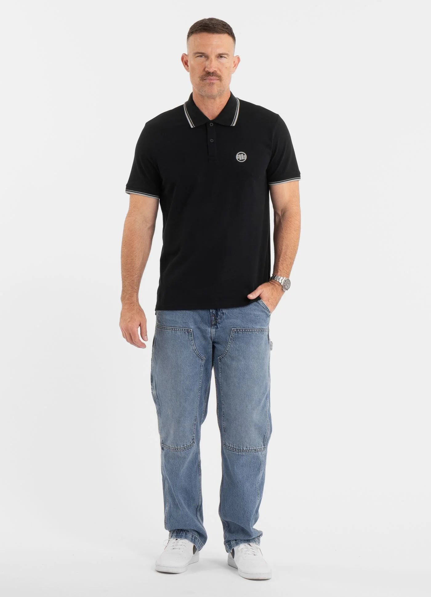 Koszulka Polo Pique STRIPES REGULAR