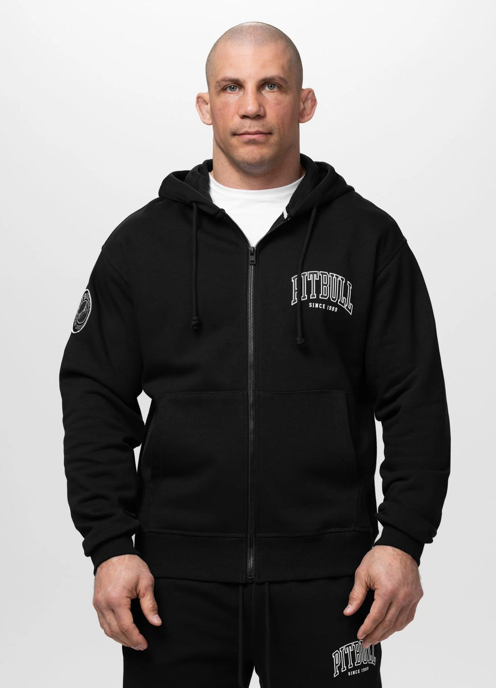 Bluza rozpinana z kapturem BADGER