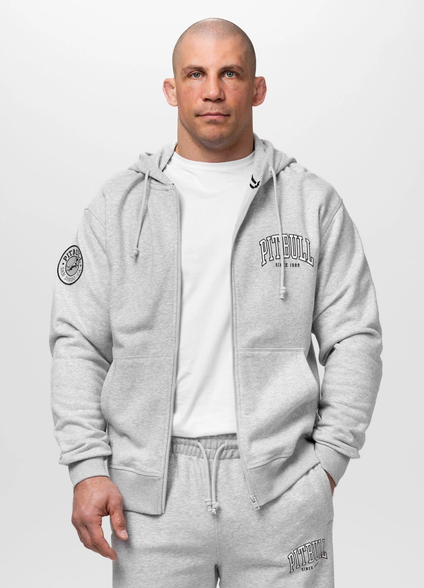 Bluza rozpinana z kapturem BADGER