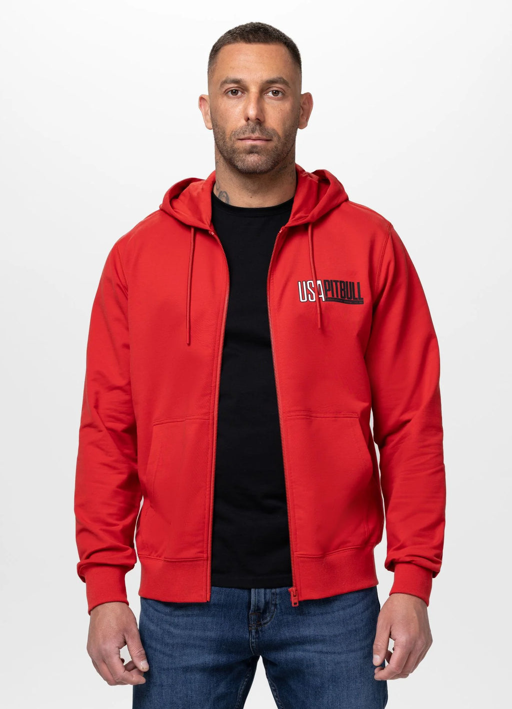 Bluza rozpinana z kapturem USA