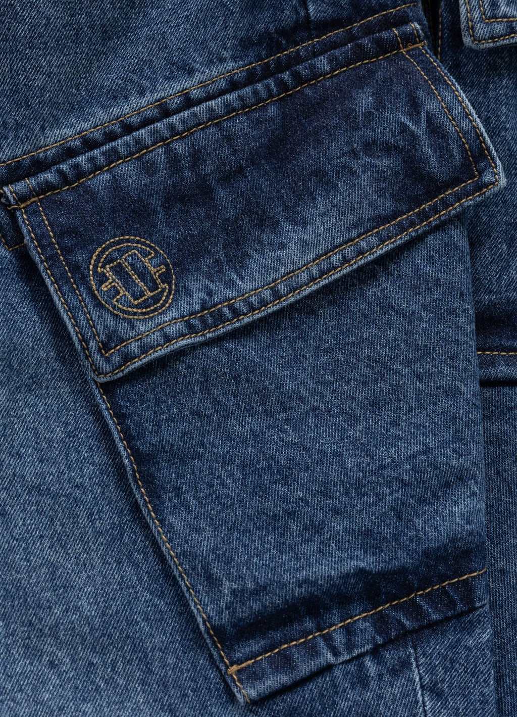 Szorty Jeansowe bojówki Navy Wash STRANDWAY