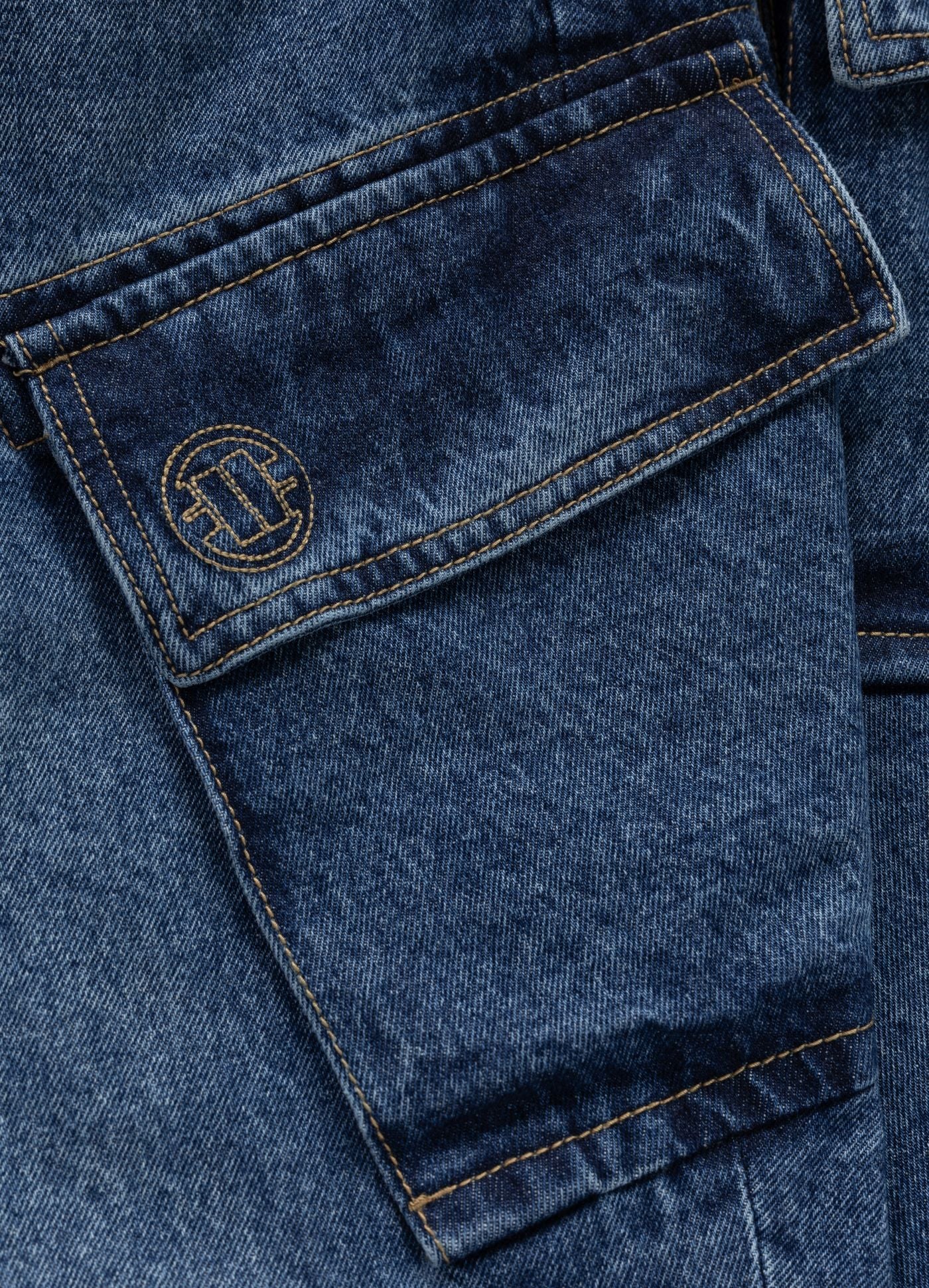 Szorty Jeansowe bojówki Navy Wash STRANDWAY