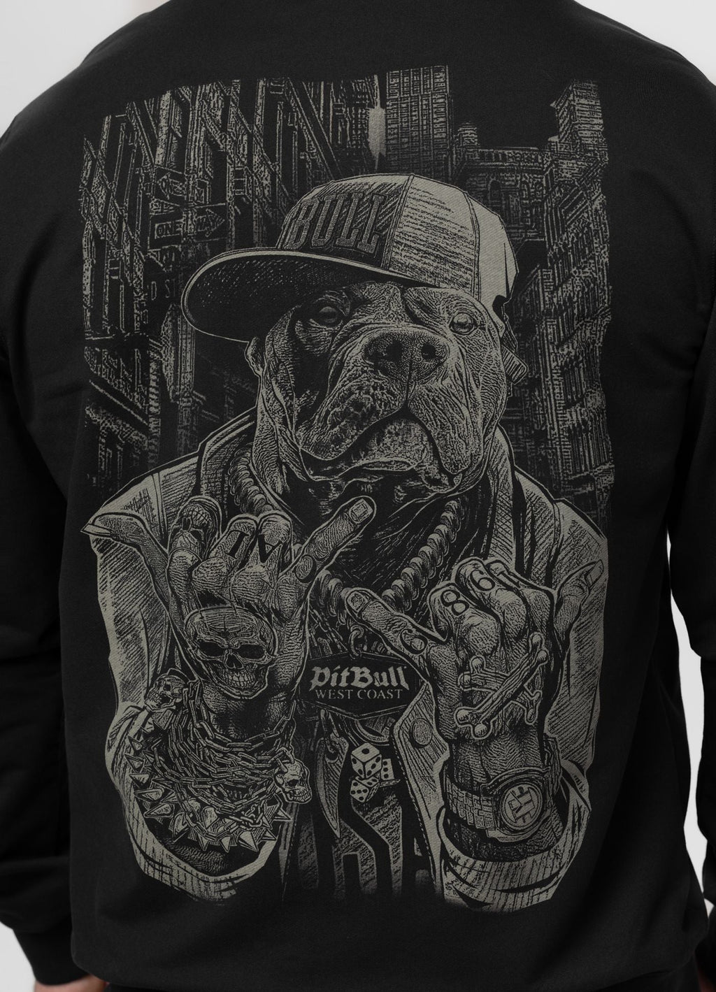 Bluza rozpinana z kapturem USA