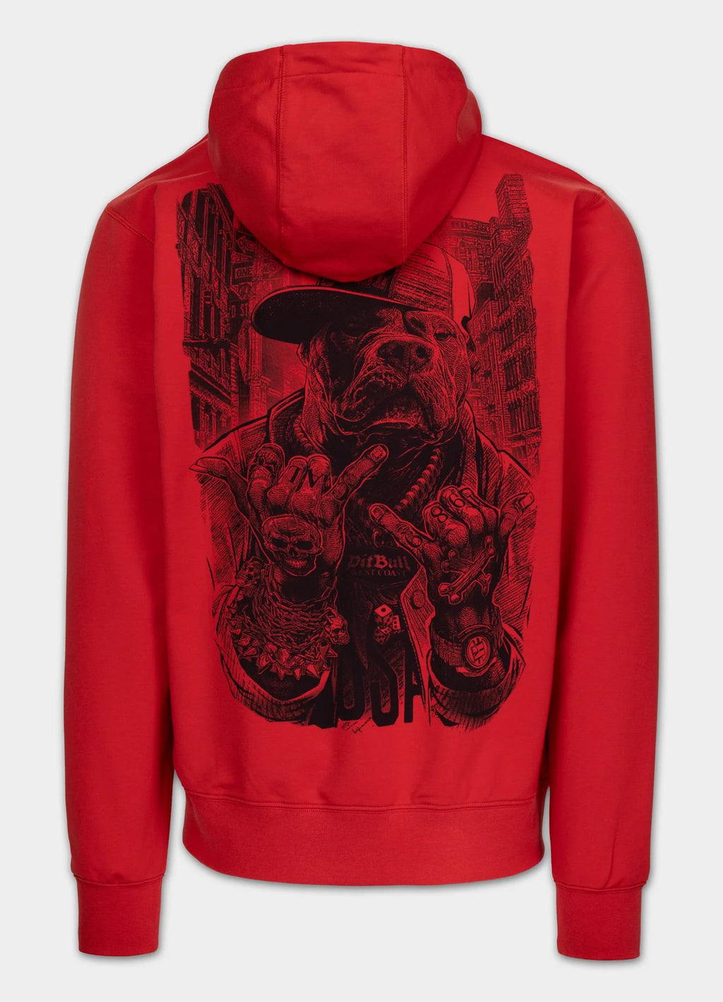 Bluza rozpinana z kapturem USA