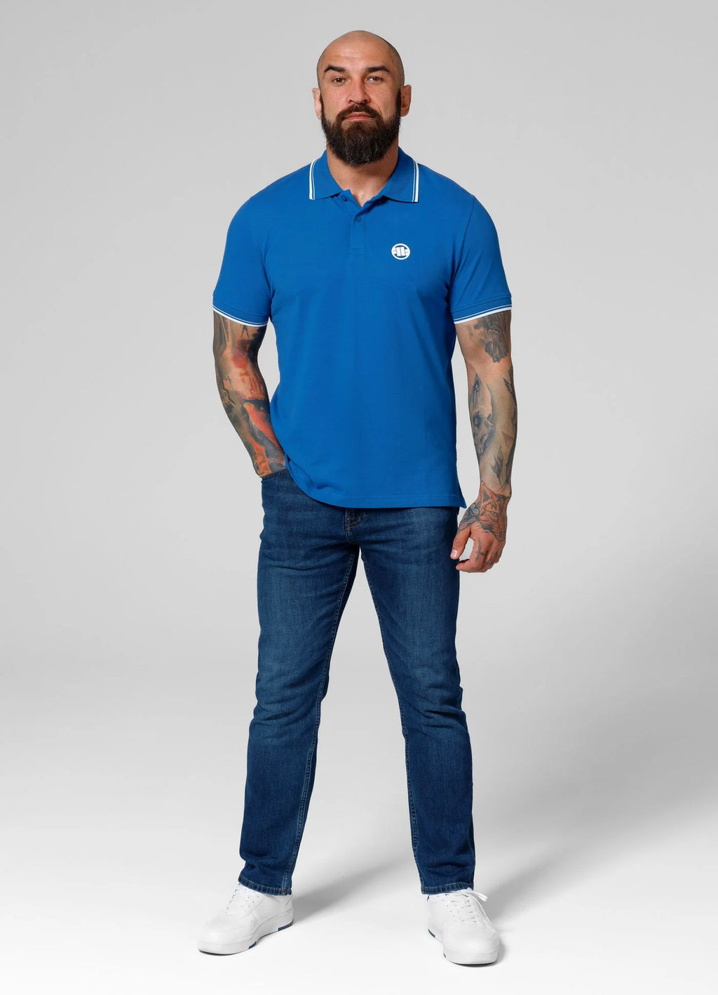 Koszulka Polo Pique STRIPES REGULAR