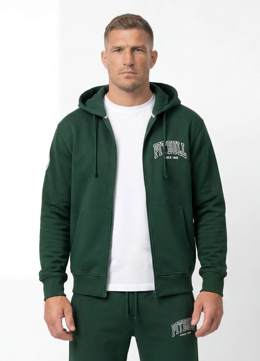 Bluza rozpinana z kapturem BADGER