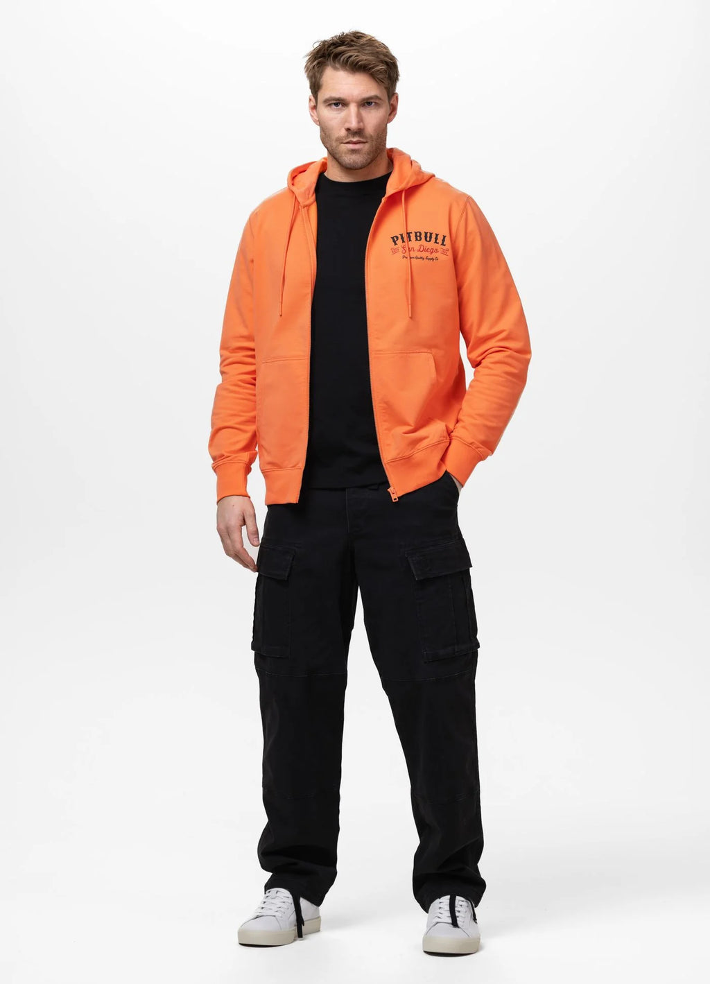 Bluza rozpinana z kapturem STRENGHT & RESPECT