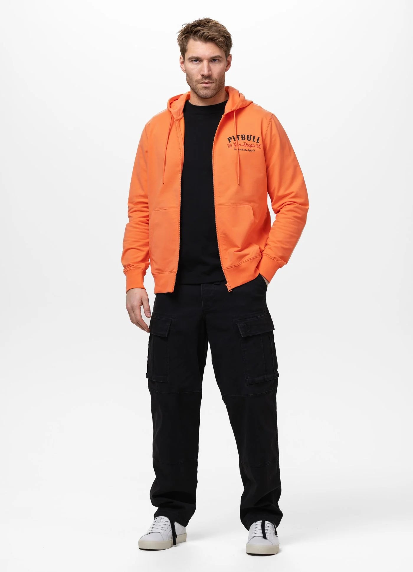 Bluza rozpinana z kapturem STRENGHT & RESPECT