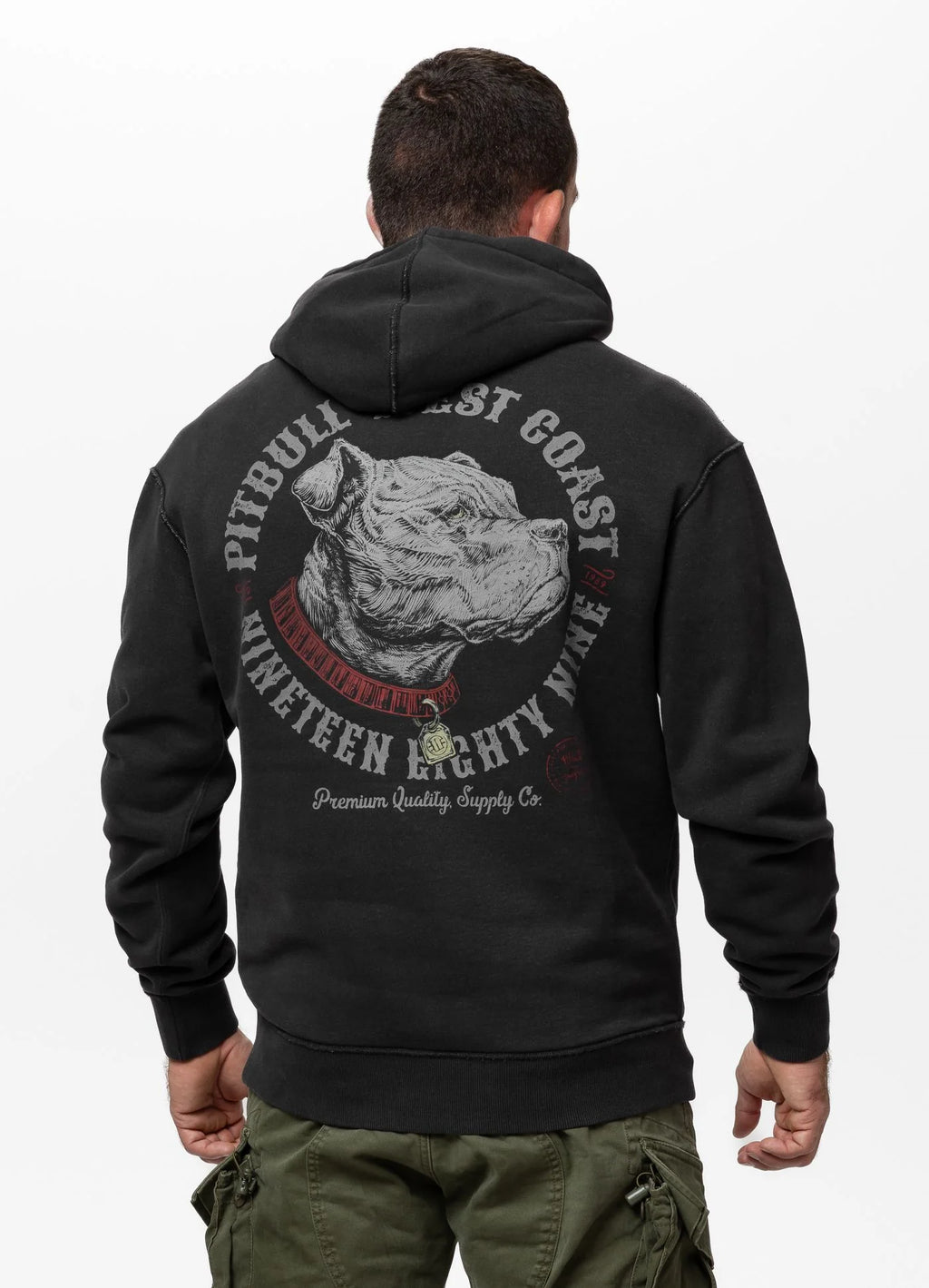 Bluza z kapturem Washed STRENGTH & RESPECT