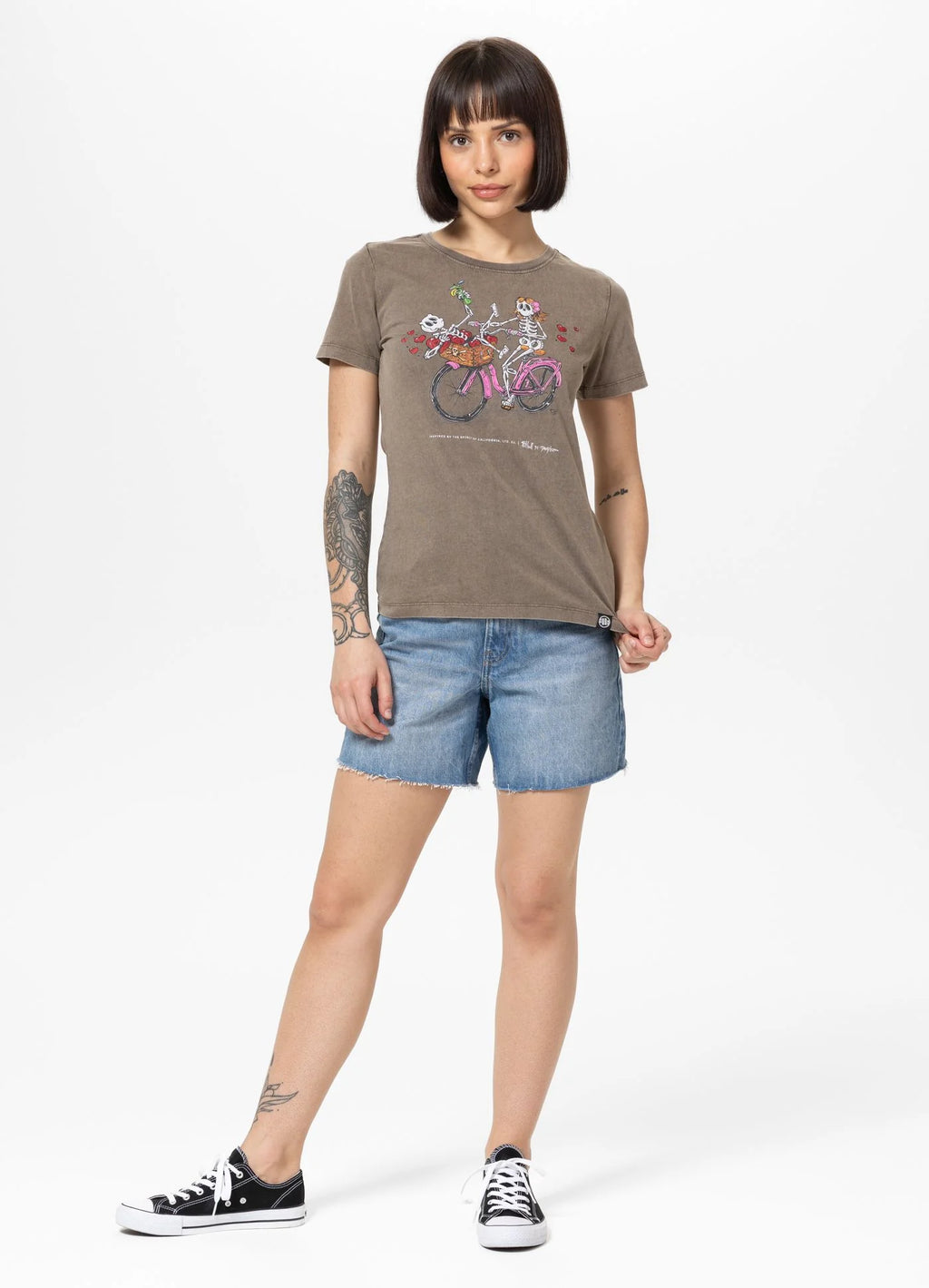 Koszulka damska Denim Washed CRUISINANDBOOZIN