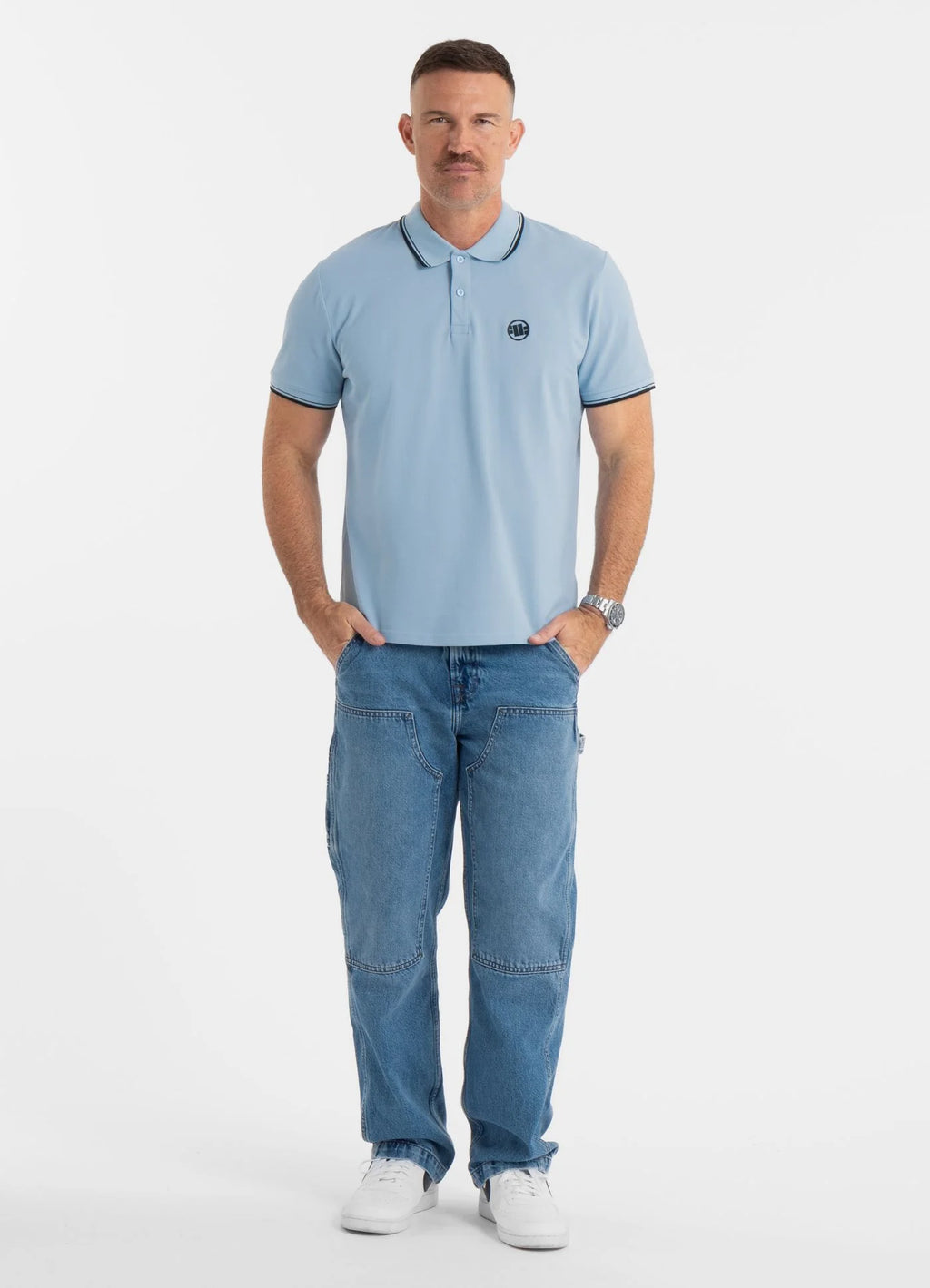 Koszulka Polo Pique STRIPES REGULAR
