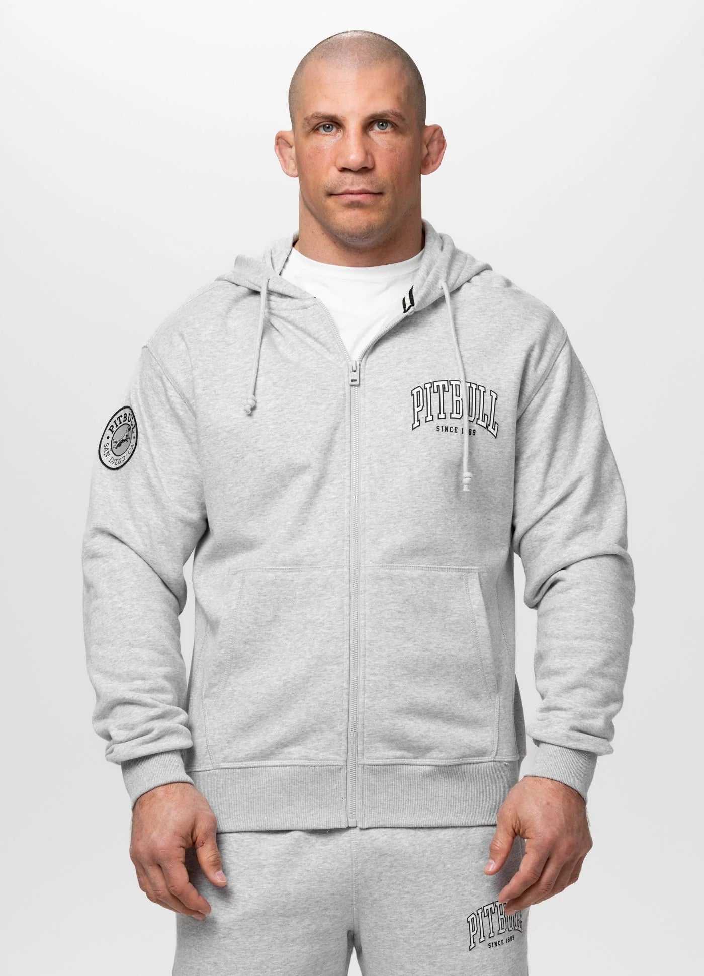 Bluza rozpinana z kapturem BADGER