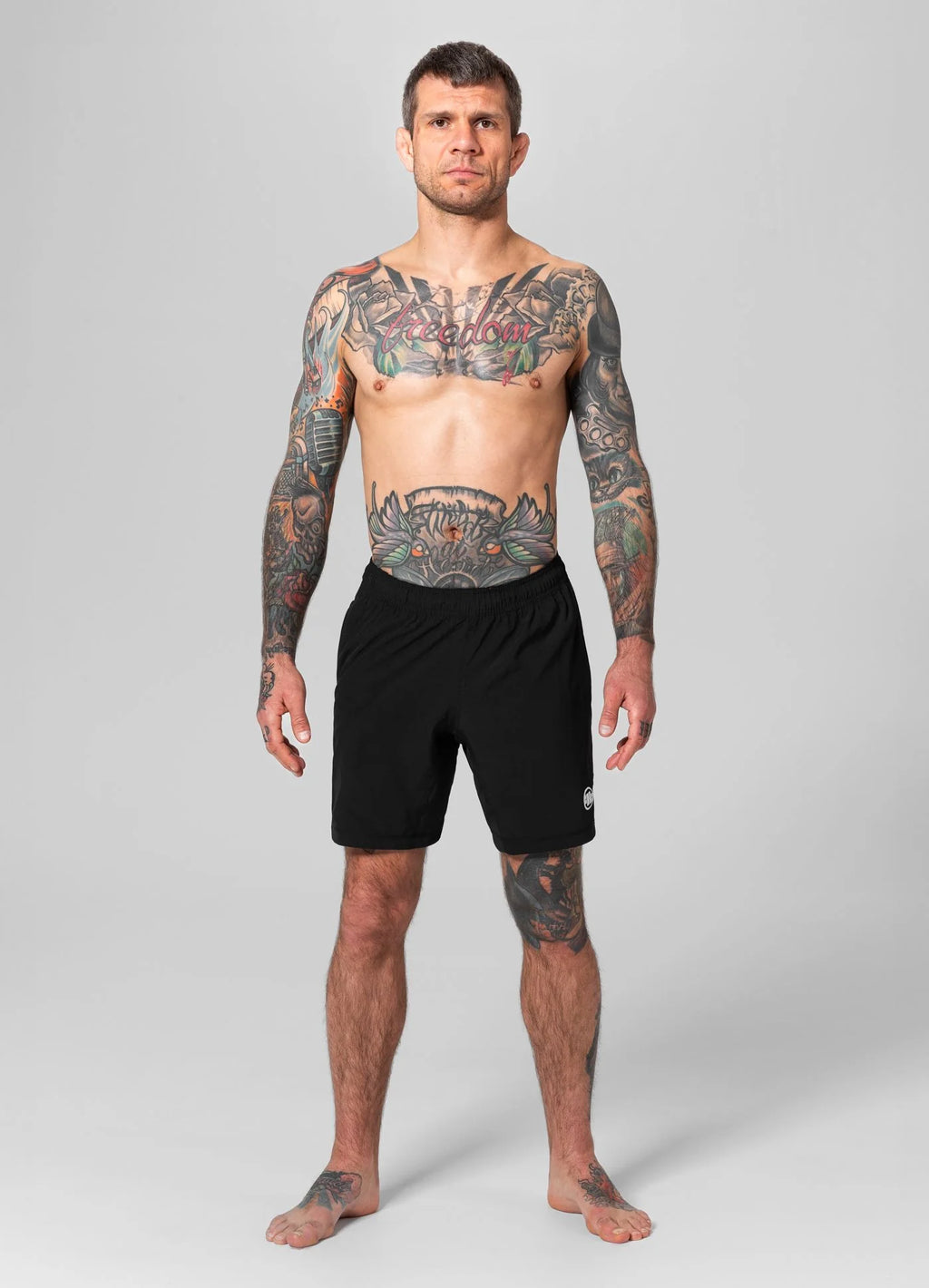 Spodenki Sportowe Performance Pro plus Solid Black